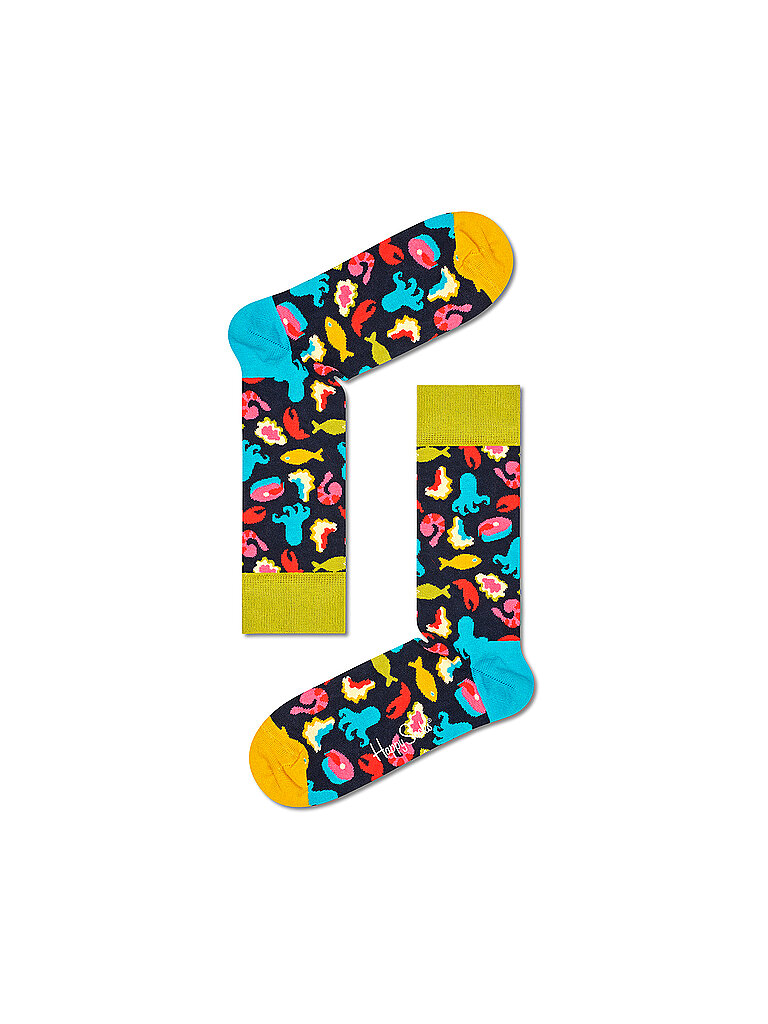 HAPPY SOCKS Damen Socken FRUTTI DI MARE 36-40 dark blue dunkelblau